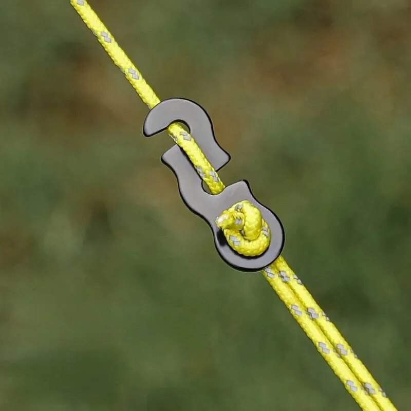 Outdoor Camping Extension Cord - 10-częściowa regulowana klamra do namiotu kempingowego