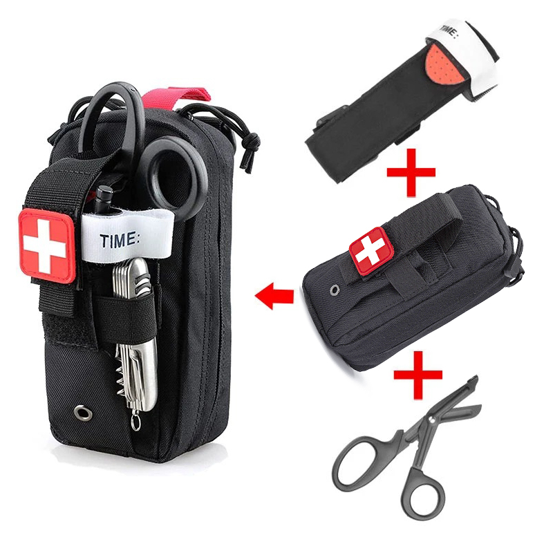 First Aid Kit Camping - Apteczka opaska uciskowa ratownictwo medyczne etui
