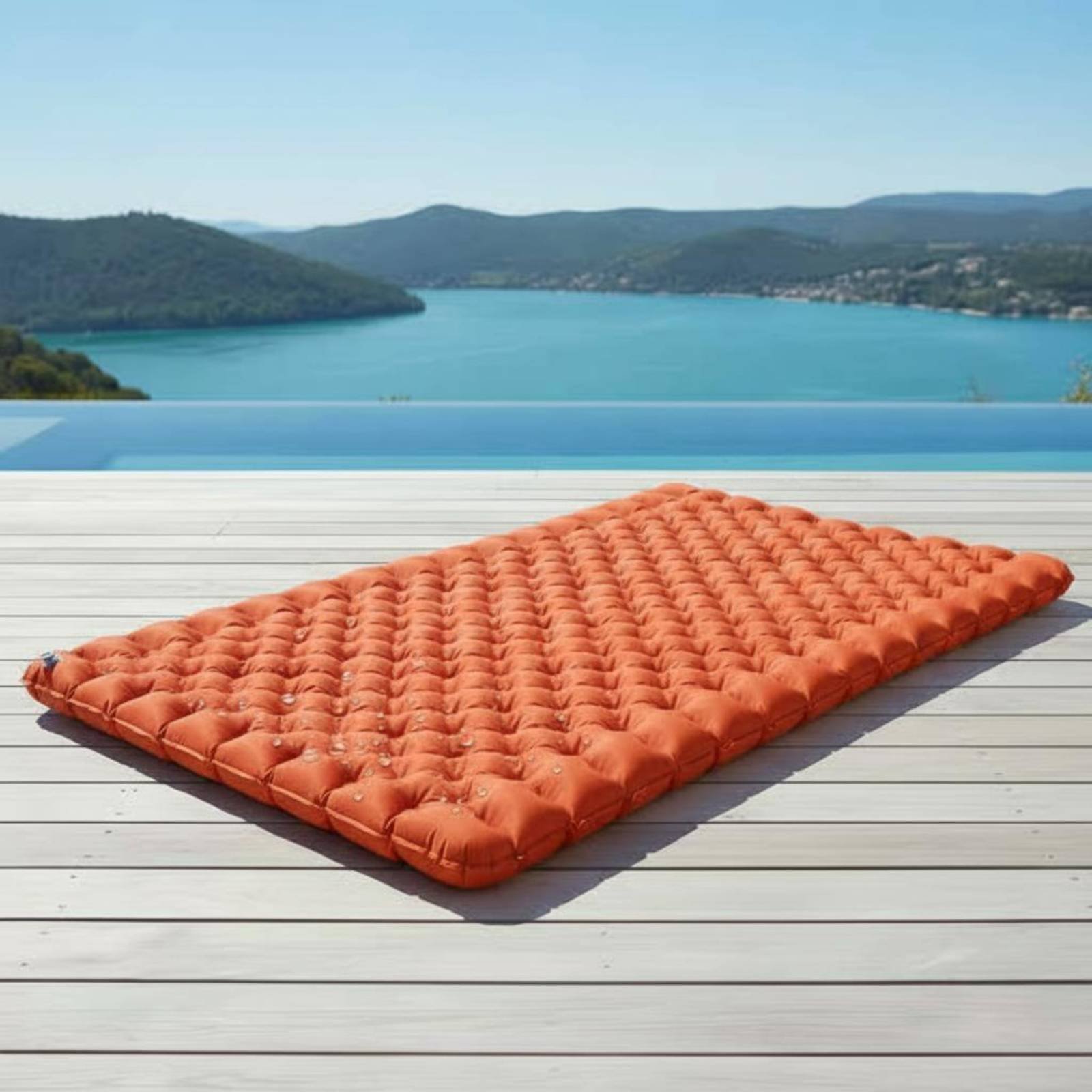 Outdoor Camping Rug - Nadmuchiwana mata kempingowa Nylon TPU Nadmuchiwana