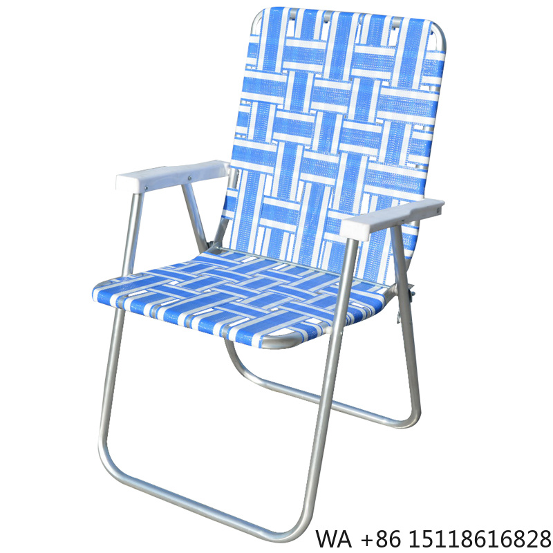 Outdoor Camping Recliner - Składane krzesła ogrodowe z siatką, krzesła