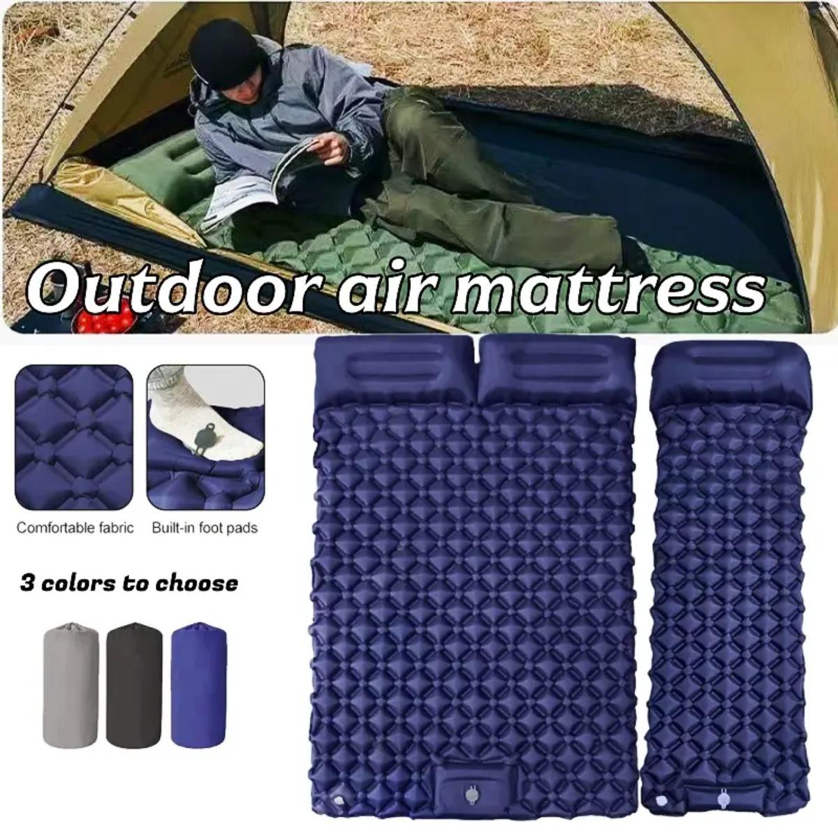 Outdoor Camping Rug - Materac dmuchany jedno- i dwuosobowy, składana
