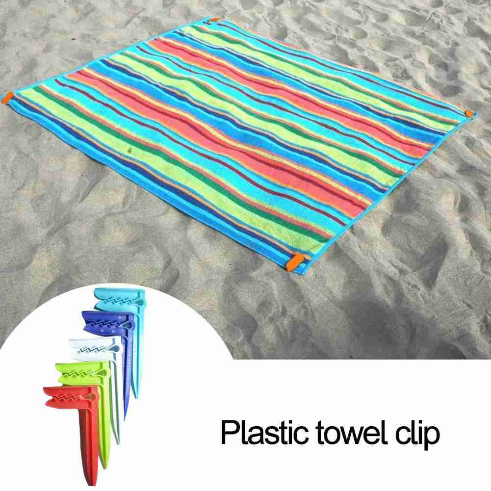 Outdoor Camping Rug - 10 SZTUK Klips do ręczników plażowych