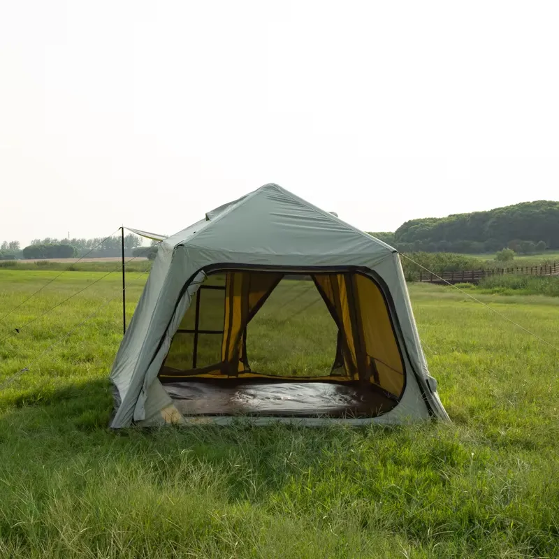 Outdoor Camping Inflatable Tent - Wodoodporny, przenośny namiot dmuchany z tkaniny