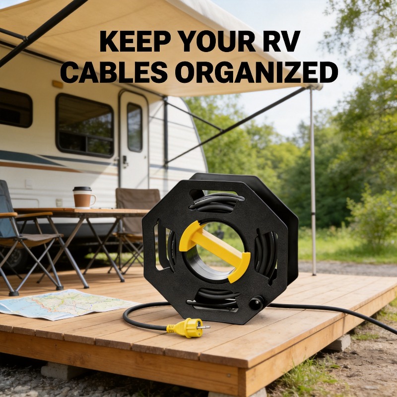 Outdoor Camping Extension Cord - Stojak na kable do użytku zewnętrznego,