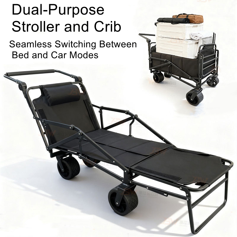 Wózek kempingowy z rozkładanym – Outdoor Camping Recliner recenzja i cena