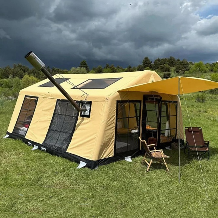 Duży, wodoodporny, dmuchany na – Outdoor Camping Inflatable Tent recenzja i cena