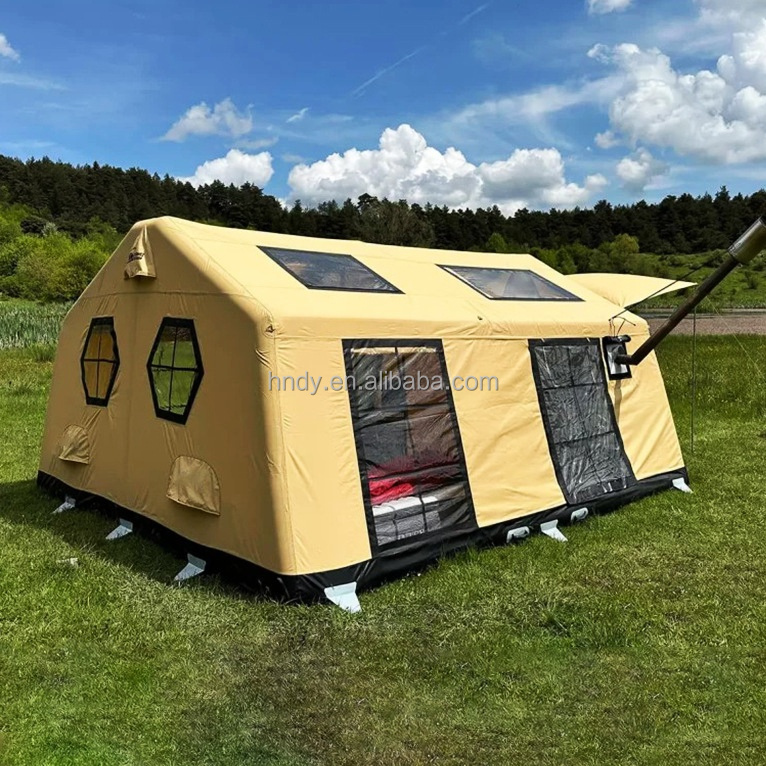 Duży, wodoodporny, dmuchany na – Outdoor Camping Inflatable Tent recenzja i cena