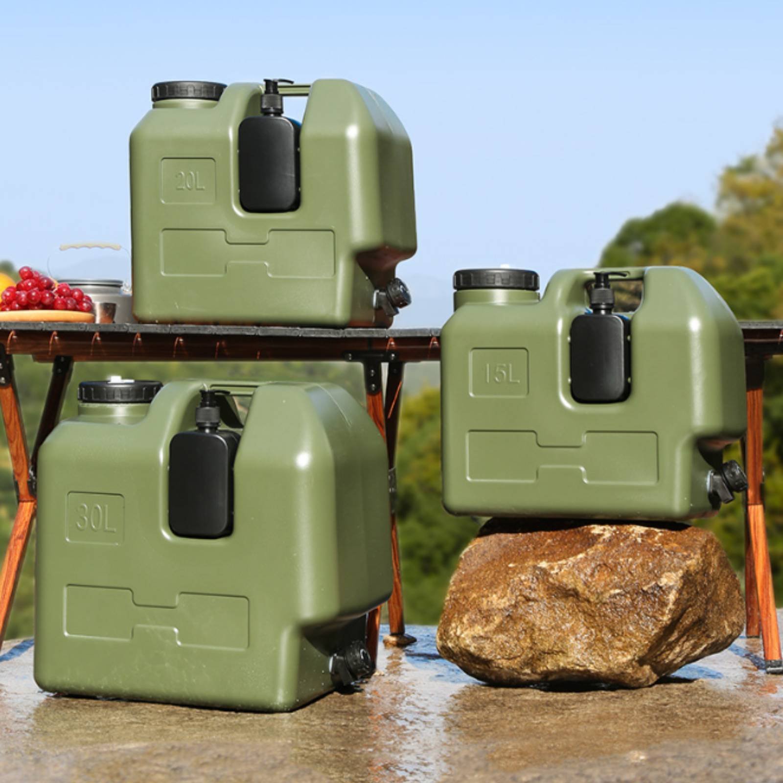 Pojemnik na wodę z kranikiem,  – Outdoor Camping Food recenzja i cena