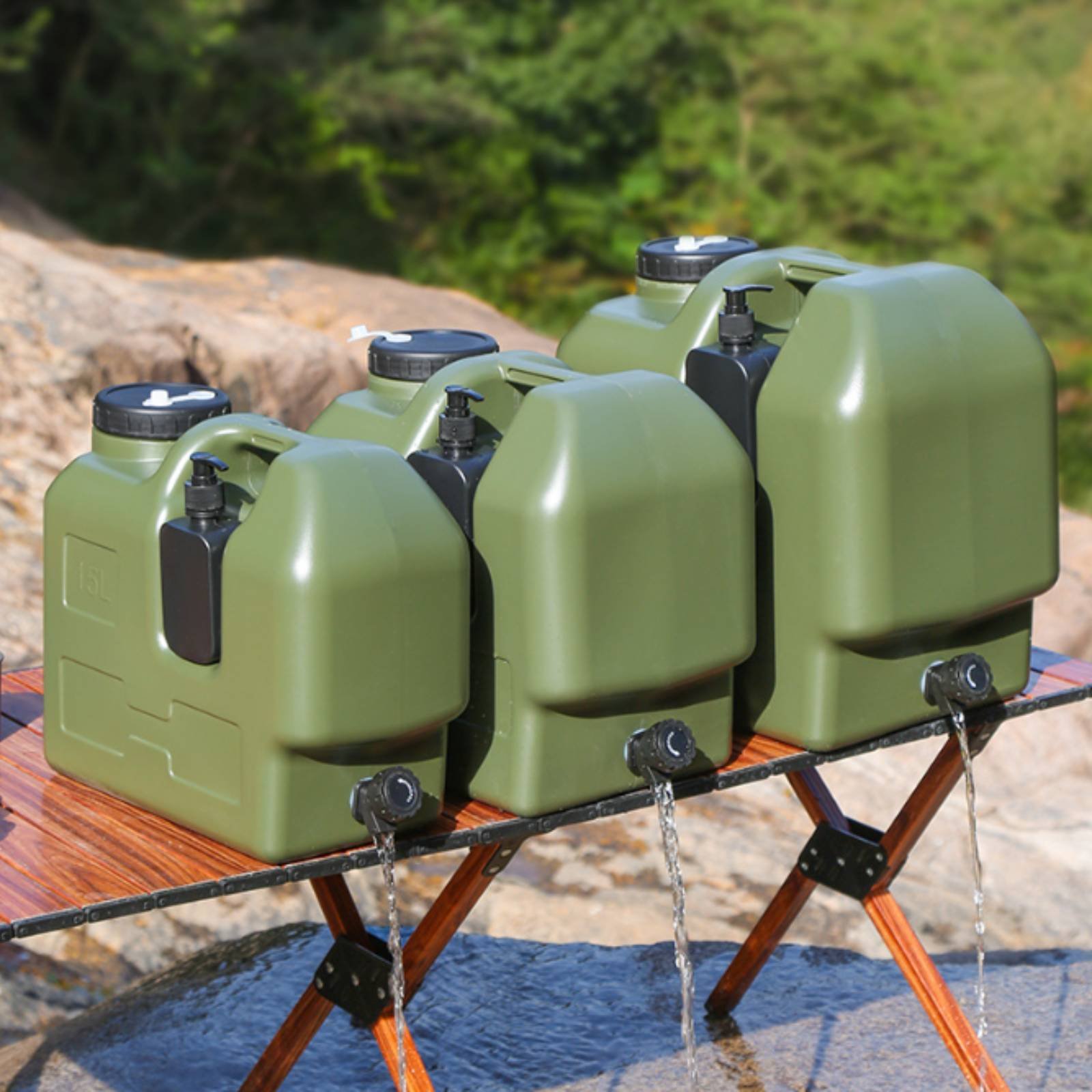 Pojemnik na wodę z kranikiem,  – Outdoor Camping Food recenzja i cena