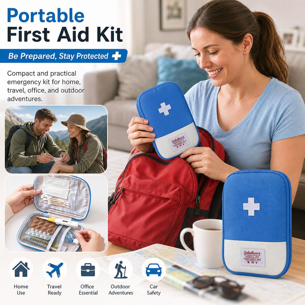 Duża, przenośna torba na aptec – First Aid Kit Camping recenzja i cena