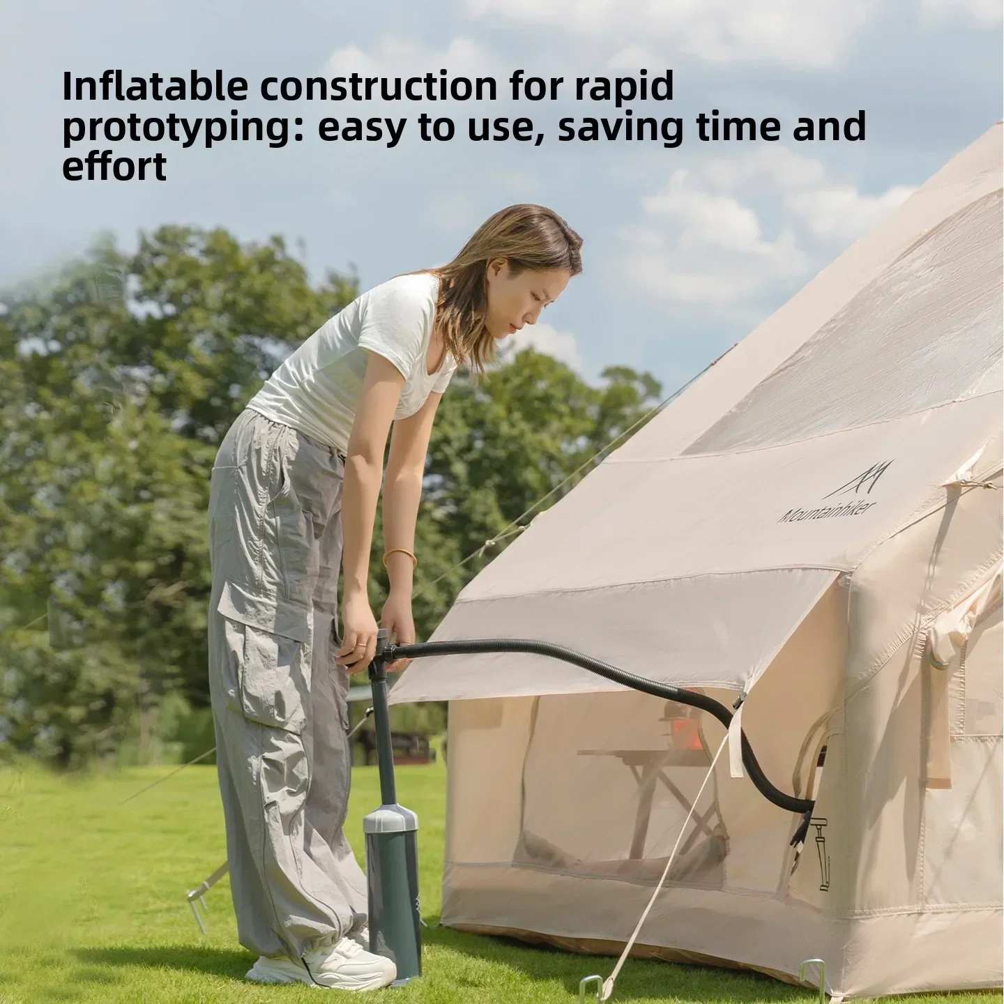 Namiot dmuchany MOUNTAINHIKER  – Outdoor Camping Inflatable Tent recenzja i cena