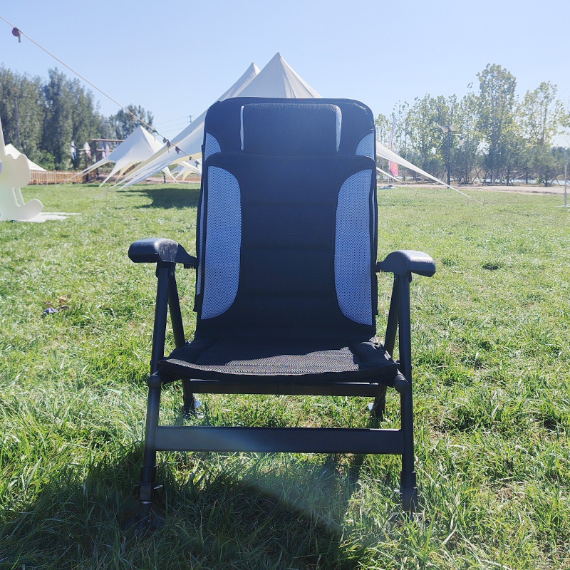 Przenośne, składane krzesło z  – Outdoor Camping Recliner recenzja i cena