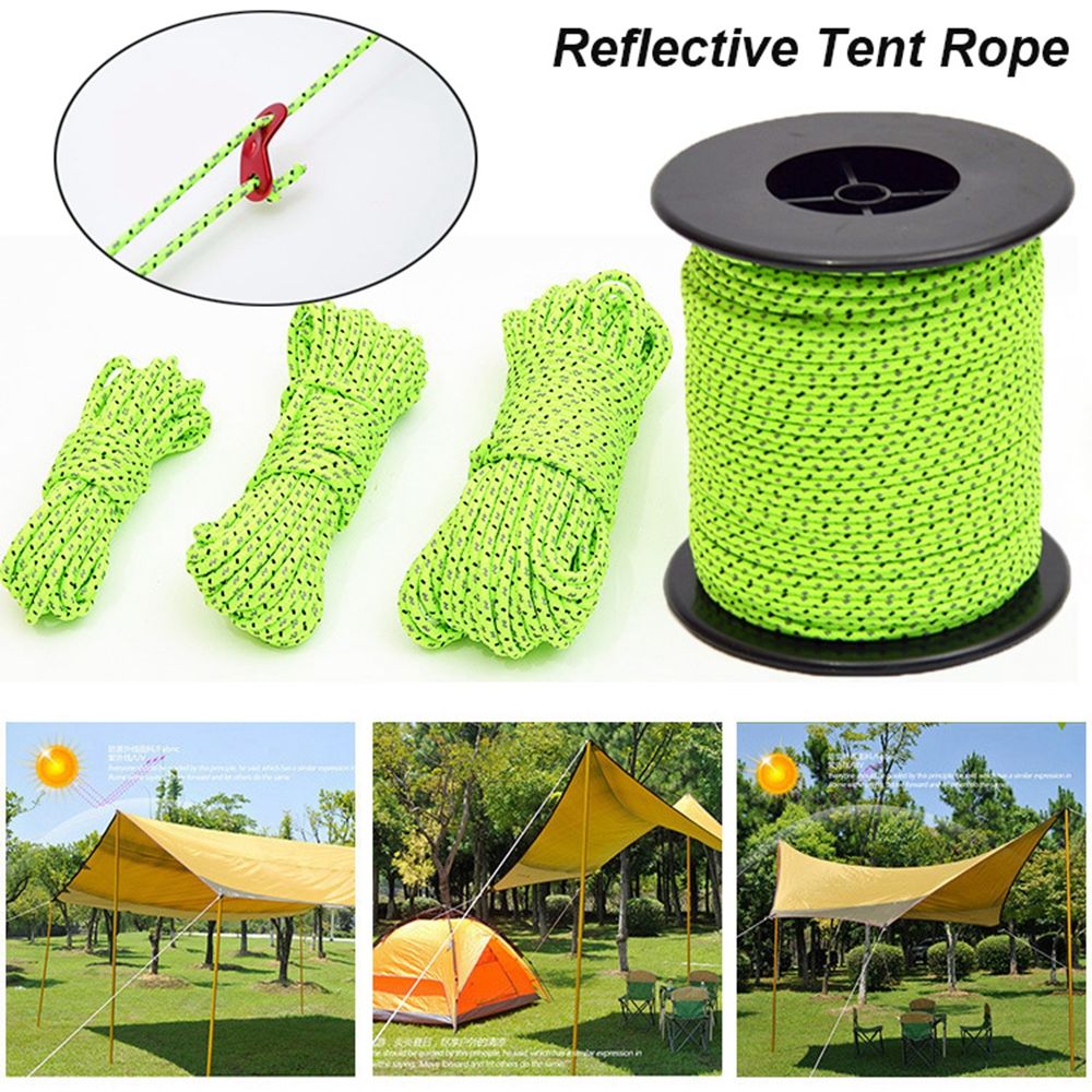 5/10/20/100M odblaskowa lina d – Outdoor Camping Extension Cord recenzja i cena