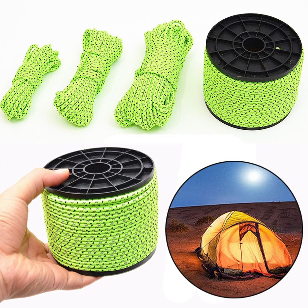 5/10/20/100M odblaskowa lina d – Outdoor Camping Extension Cord recenzja i cena