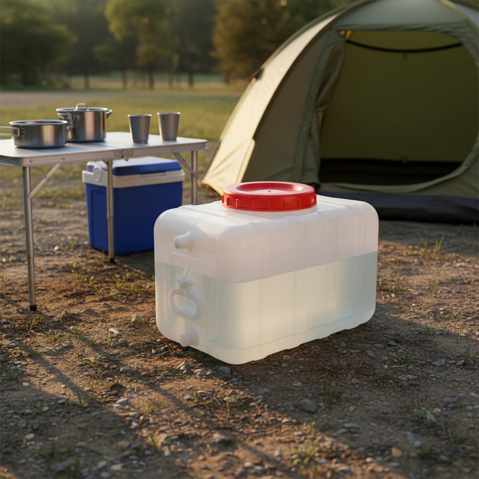 Plastikowy pojemnik na wodę kl – Outdoor Camping Food recenzja i cena
